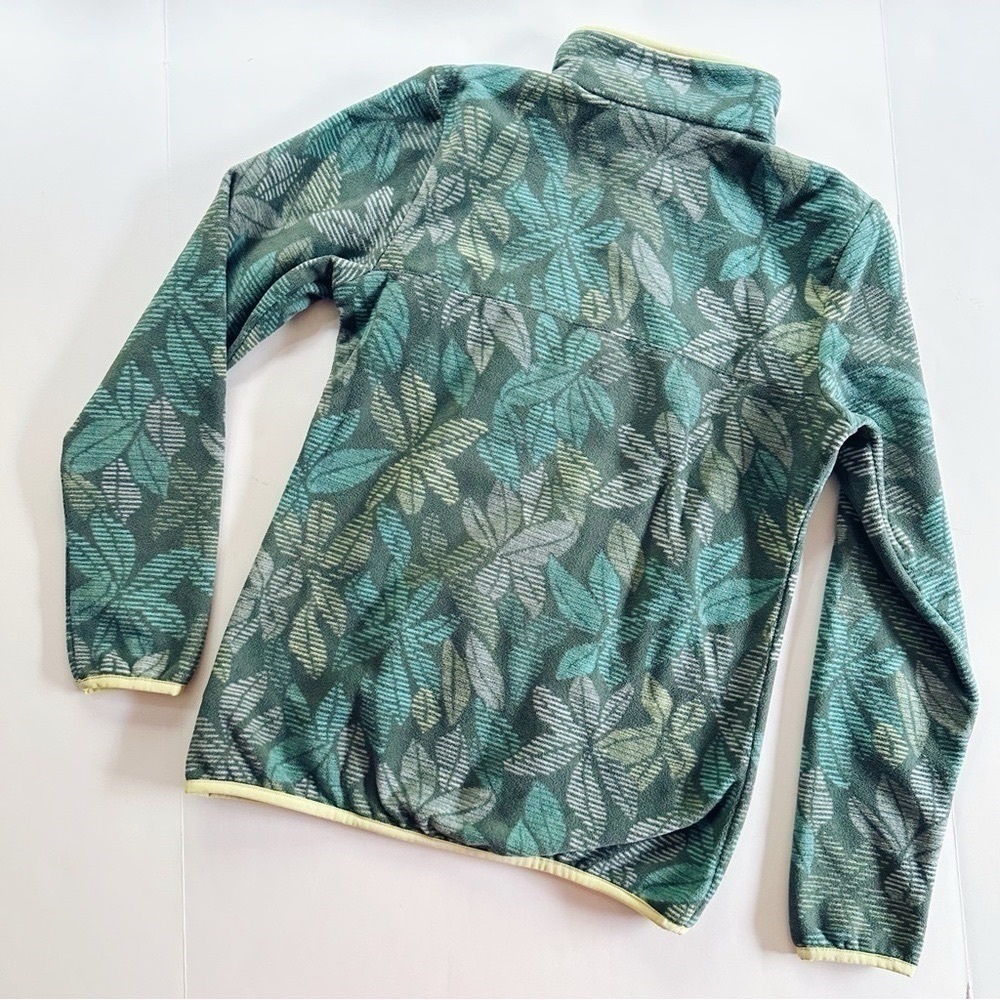 Columbia Fleece Top Green Long Sleeve - Picture 3 of 4